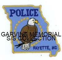 MISSOURI,FAYETTE POLICE 1
